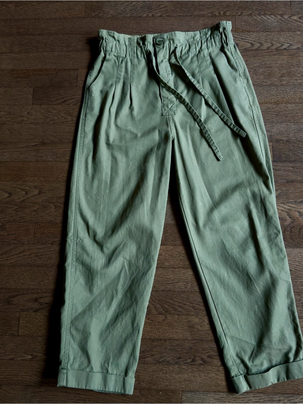 Blu Pepper Olive Green Drawstring Pants